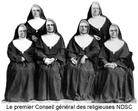 Le premier Conseil général des Religieuses NDSC