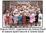 Soeurs NDSC originaires de Grand-Sault et soeurs ayant oeuvré à Grand-Sault