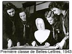 Première classe de Belles-Lettres, 1943