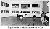 Équipe de ballon-panier à NDA