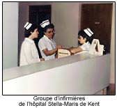 Groupe d'infirmières de l'hôpital Stella-Maris de Kent