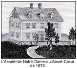 L'Académie Notre-Dame-du-Sacré-Coeur de 1873