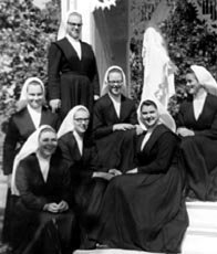 Novices au couvent de Bouctouche, 1967