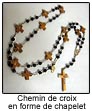 Chemin de croix en forme de chapelet