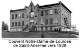 Couvent Notre-Dame-de-Lourdes de Saint-Anselme vers 1928