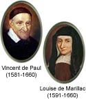 Vincent de Paul et Louise de Marillac