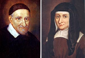 Vincent de Paul et de Louise de Marillac