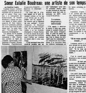 Article tiré de L’Évangéline (1974, 24 juillet, p. 5).