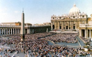  	Des milliers de personnes à Rome pour la canonisation d'Elizabeth Seton.