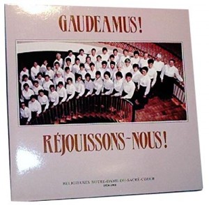 Disque de la chorale des Religieuses NDSC.